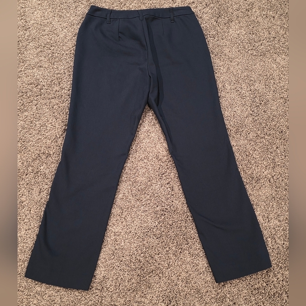 Christopher & Banks The Downtown Trousers, Navy Womens Size 4 SHORT - Picture 2 of 4